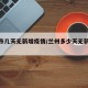 兰州市几天无新增疫情/兰州多少天无新增病例